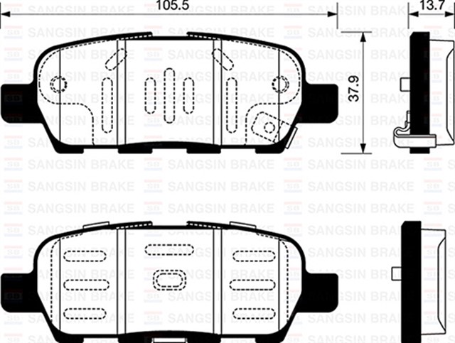 ARKA BALATA QASHQAI 1.6 - 2.0 - 1.5DCI - 2.0DCI 07 X - TRAIL 2.0 - 2.5 - 2.0DCI 07 GDB3294 - GDB3508 - GDB3507