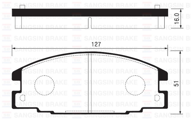 ON FREN BALATASI GDB892 CAMPO 1987 FRONTERA A 1992 - 1998