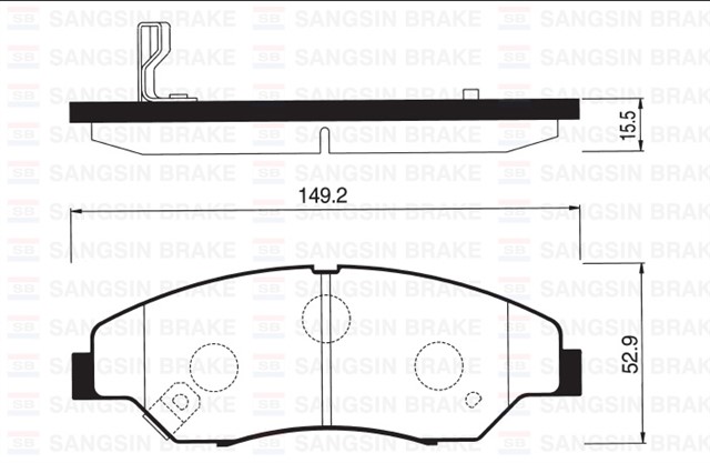 ON BALATA KIA SPORTAGE 2.0 2.0I 16V 2.0TD 94 - 03 GDB3241