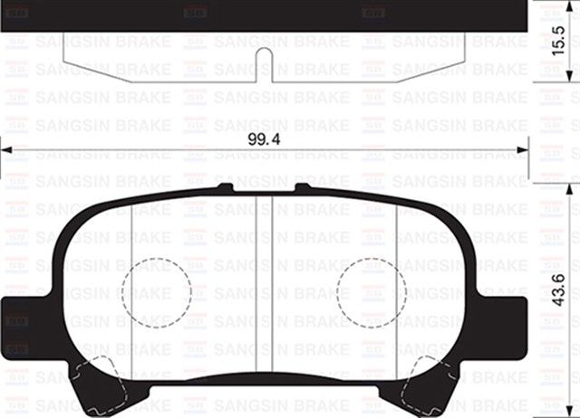 BALATA ARKA DISK SOL TOYOTA COROLLA - AVOLON 1.6 01 - 08