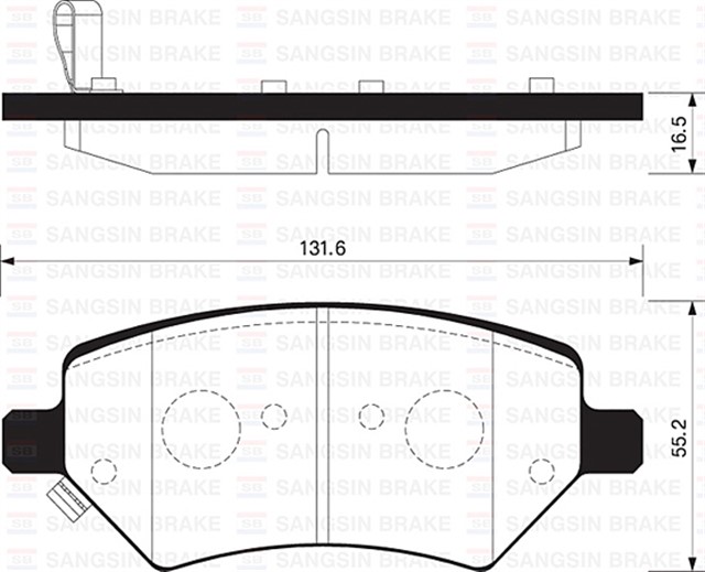 BALATA ON DISK CHERY A3 - G5 JC22 - B21