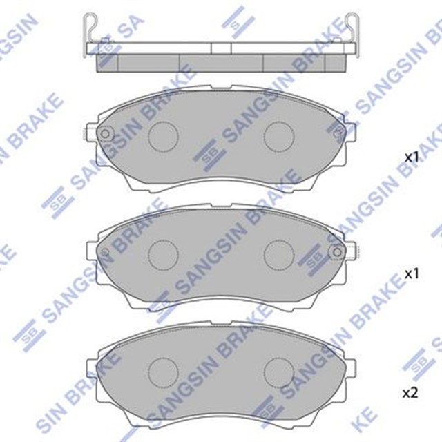 ON FREN BALATASI MAZDA 4 4 B 2500 RANGER 02 06 2.5TD / 3.0TD 06 12