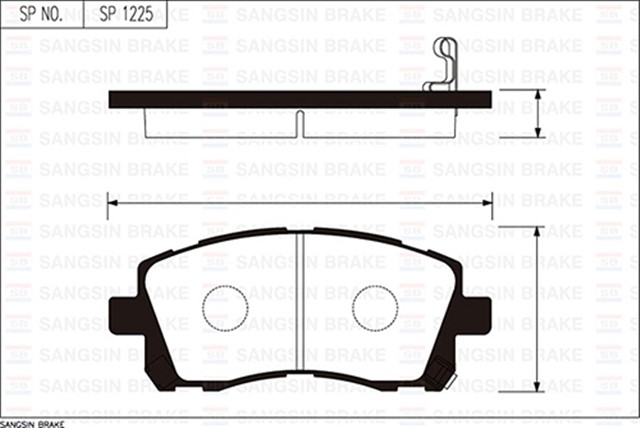 X ON BALATA SUBARU FORESTER 2.0 - 2.0T 97 - 02 - LEGACY II 2.5I 4WD 96 - 99 GDB3217