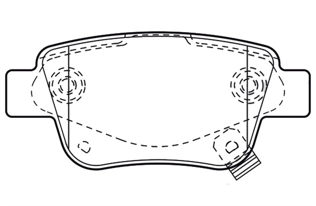 ARKA BALATASI AVENSIS 1.8 - 2.0 - 2.4 03 COROLLA 04 GDB3337 - GDB3456