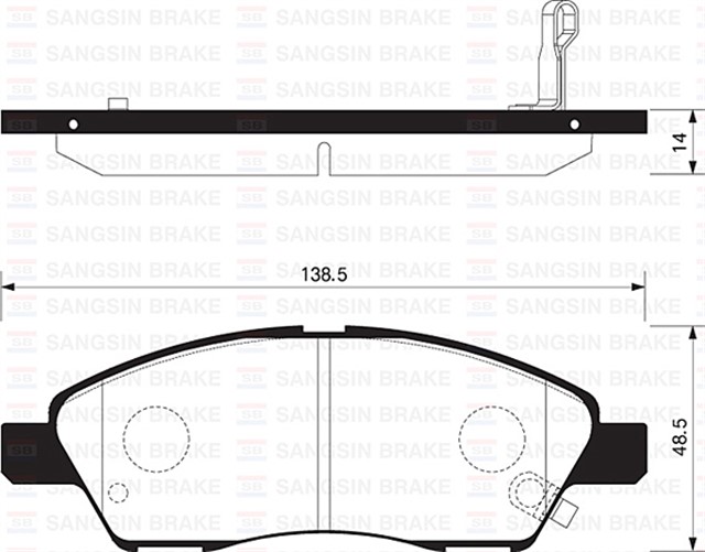 BALATA ON DISK NISSAN CUBE - TIIDA 07
