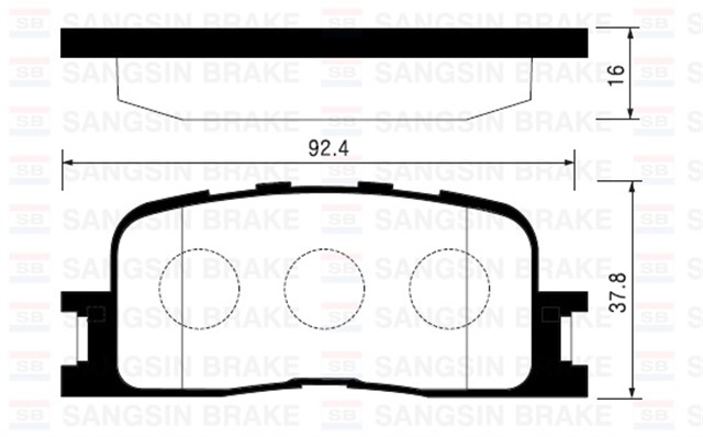 ARKA BALATA CAMRY XV3 2.0 VVTI - 2.4 VVTI - 3.0 V6 - 3.3 VVT - I 01 - 06 GDB3374