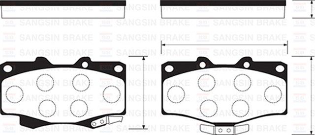 ON BALATA HI - LUX MINIBUS - LANDCRUISER 90 - 97 4 RUNNER 89 - 92 GDB797