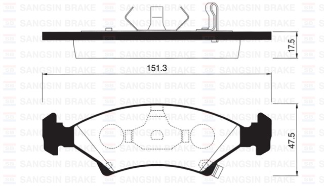 ON BALATA SEPHIA 1.5I 16V - 1.8I 16V 96 - 98 GDB3224 - GDB3096