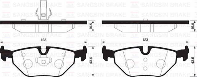ARKA BALATA BMW E36 95 - 99 00 - 05 E85 3.0SI 06 ROVER 75 99 - 05 SAAB 9.5 97 - 05 GDB1344 - GDB1430
