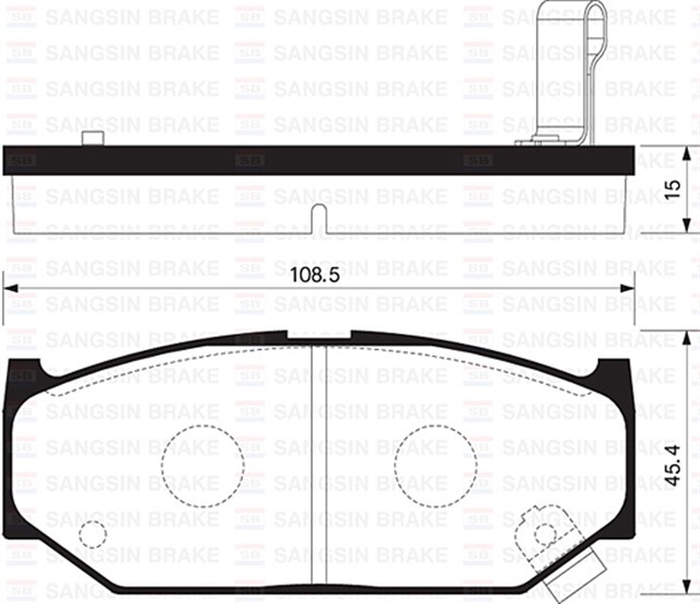 X ON BALATA SUZUKI SWIFT III SG 1.3 - 1.3 4X4 1.5 - 1.6 05 SWIFT IV 1.6 06 GDB35229