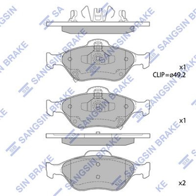 ON BALATA YARIS 06 GDB3457