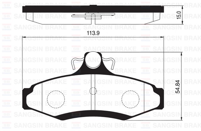 ARKA BALATA CHEVROLET - DAEWOO NUBIRA 2.0 CDX 97 LEGANZA 2.0 - 2.2 99 GDB3172