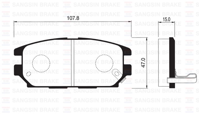 ARKA BALATA PAJERO 2.4 1991 - 94 - 2.5 TDI 1991 - 99 - 2.8D 94 - 99 FISLI GDB1127