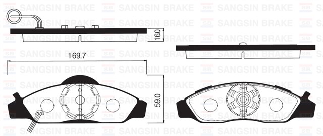 ON BALATA DISK SSANGYONG MUSSO - KORANDO 02 SENSORLU GDB3134