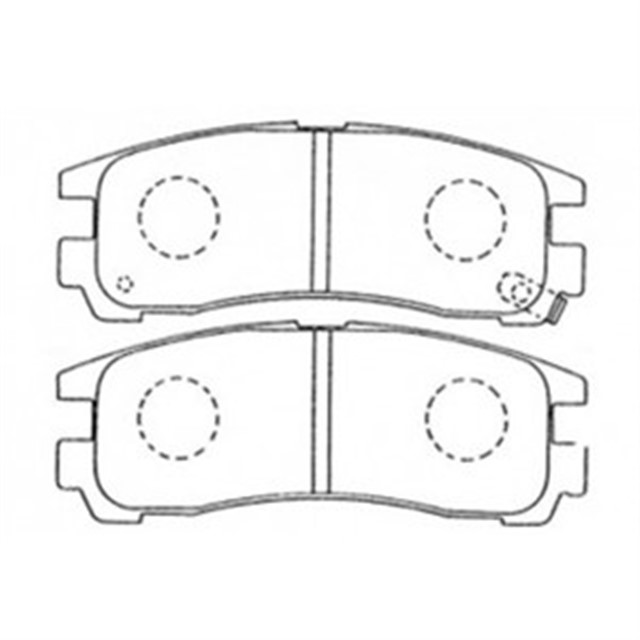 ARKA BALATA MITSUBISHI PAJERO - GALANT TUM MOTORLAR - SPACE RUNNER TUM MOTORLAR GDB1023