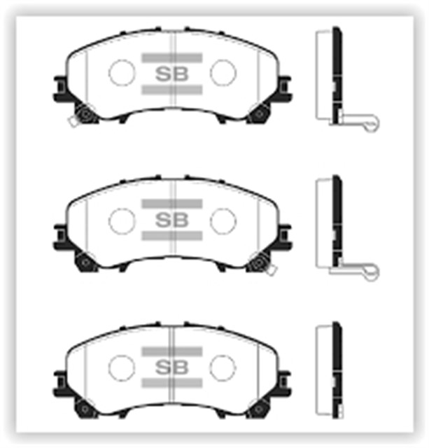 ON BALATA NISSAN XTRAIL 1.6DCI 14 2.0DCI 16