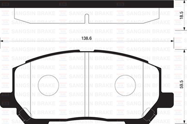 BALATA ON DISK LEXUS RX 3.0 TOYOTA HIGHLANDER 01 - 07 GDB3286