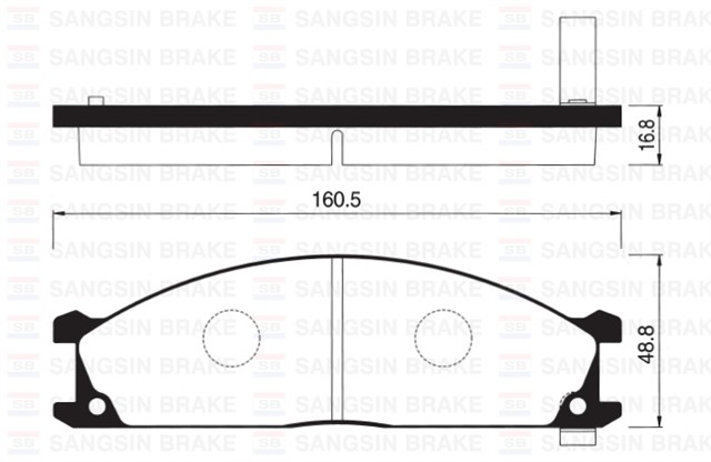 ON BALATA PICK - UP KING CAB D22 2.4 2.5D DI 2.5TD 3.2D 98 VANETTA 86 - 95 GDB766