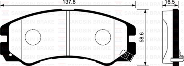 ON BALATA FRONTERA 92 - 98 ISUZU TROPPER 91 GDB1186 - GDB3162