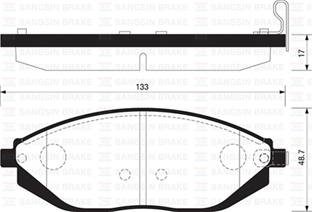 ON BALATA KALOS 1.2 - 1.4 - 1.4 16V SEDAN - 1.4 16V 05 - MATIZ 0.8 - 1.0 05 - LANOS 1.4 GDB3195 - GDB4606