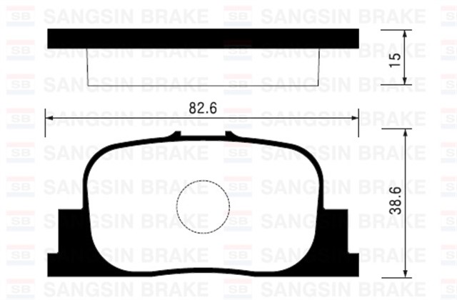 BALATA ARKA DISK LEXUS ES 3.0 00 - 01 TOYOTA CAMRY 3.0 98 - 01 GDB3278