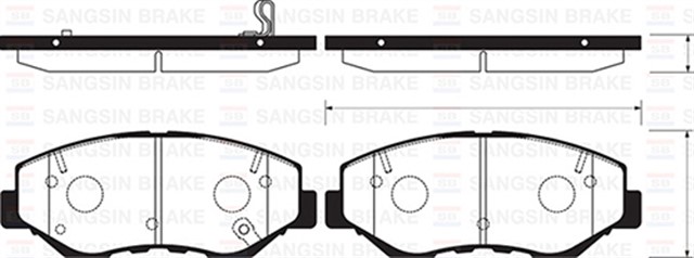 ON BALATA HONDA CRV I - II - III 2.0 2.2 99 - 06 GDB3325