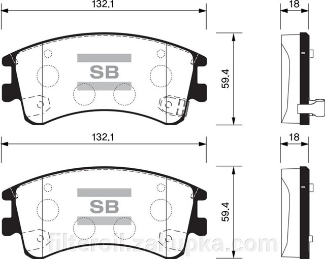 ON FBALATA MAZDA 6 2.0 2.0DI 2.3 08.02 - 07