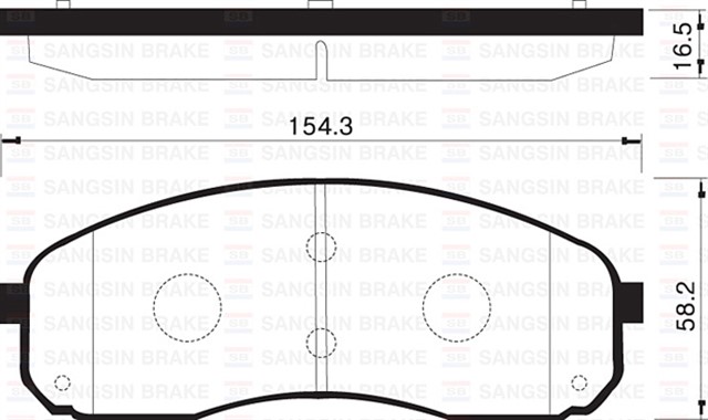 ON BALATA PREGIO TB 2.5D 95 - 04 2.7D 97 2.5TCI 02 GDB3261 - GDB3301