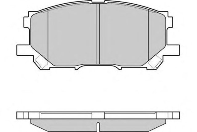 BALATA ON DISK LEXUS RX 03 - 08 TOYOTA HARRIER 03 - 08 GDB3338