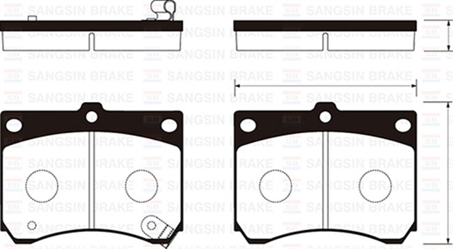 ON BALATA MAZDA 323 1.6 1.8 89 - 94 323 2.0D 98 - 04 MX - 3 1.6 - 1.8 91 GDB1029