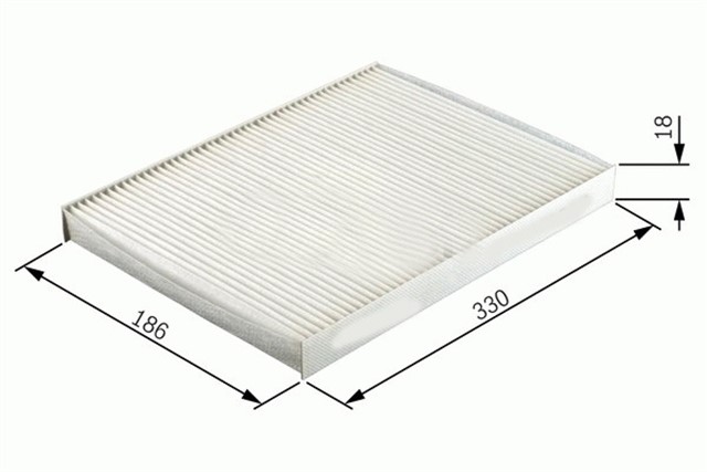 POLEN FILTRESI CORSA B 1.2 - 1.4 - TIGRA 1.4 - 1.6 - COMBO 1.2 - 1.4 - 1.6 - 1.7D