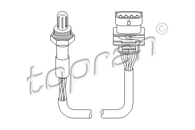 OKSIJEN SENSORU LAMBDA SONDASI ASTRA G - CORSA C - VECTRA B 1.4 - 1.6 Z14XE - Z16XE - Z16XEP