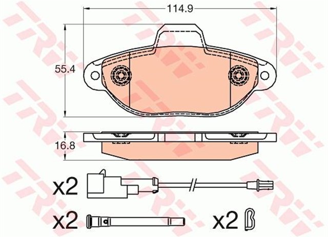 DISK BALATA ON FORD - KA RU8