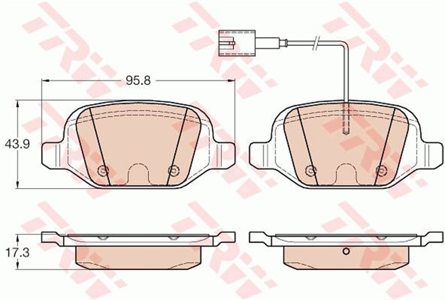 ARKA BALATA LINEA 1.6 DMTJ 09 EURO5 FISLI 95.8X43.9X17.3