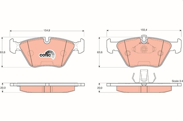 FREN BALATASI ON BMW E39 95 03