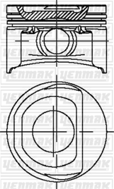 MOTOR PISTON SEGMAN ALBEA - DOBLO 1.4 8V 72 MM STD