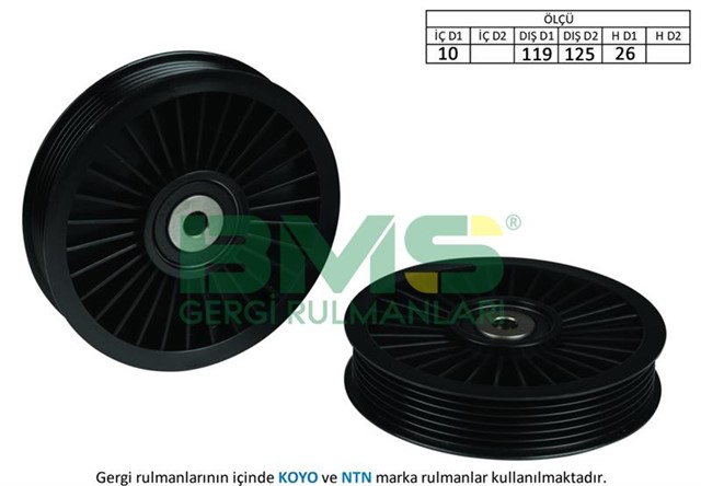 ALTERNATOR GERGI RULMANI ESPACE - LAGUNA II - MASTER 2.2 DCI 00 - - MOVANO 2.2 DTI 00 - 