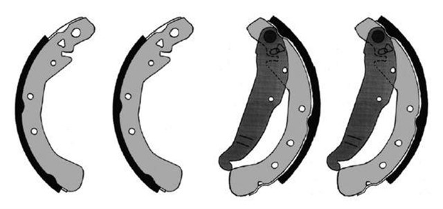 ARKA PABUC BALATA ASTRA F - G - H - COMBO 01 VECTRA B - ZAFIRA A