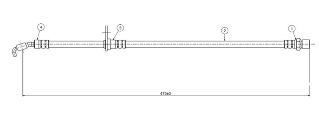 ON FREN HORTUMU COROLLA E10 E11 92 - 02