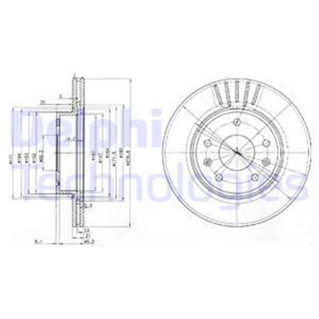 ON FREN AYNASI FREELANDER 2.0 TD4 - 1.8 16V - 2.5 V6 1998 - 2006 277X20.9X5DLXHAVALI