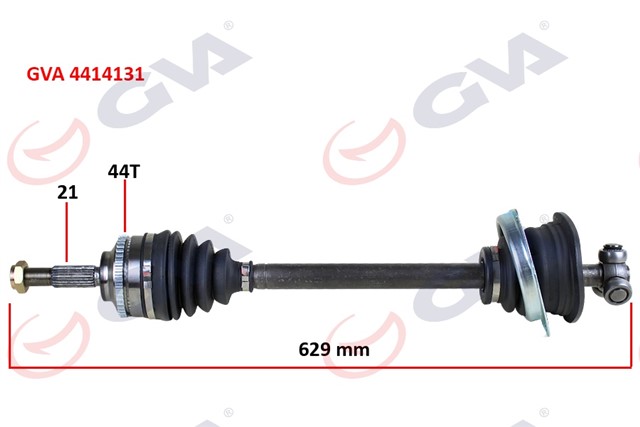 KOMPLE AKS SOL CLIO II 1.5DCI 98 - 05 ABS LI 44DIS 629MM YAYLI