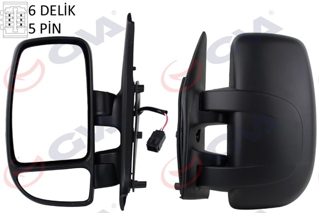 DIS DIKIZ AYNASI SOL MASTER - MOVANO 04 ELEKTRIKLI ISITMALI KONVEKS 5 FIS VM - 969EHL