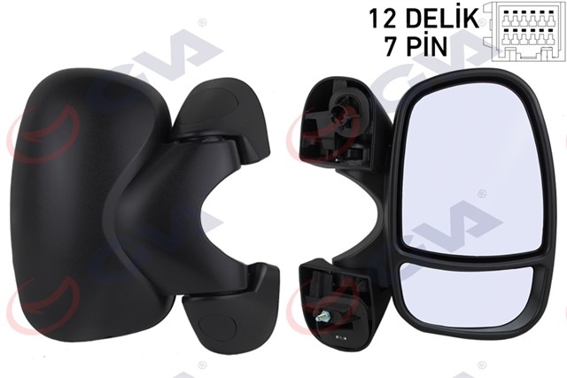 DIS DIKIZ AYNASI SAG TRAFIC - VIVARO 01 ELEKTRIKLI ISITMALI SENSORLU KONVEKS 7 FIS VM - 967EHSR