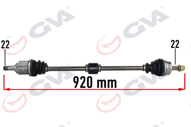 KOMPLE AKS SAG OPEL CORSA D 1.0 - 1.2 - 1.4 07 - 14 - CORSA E 15 - ADAM 13 920MM