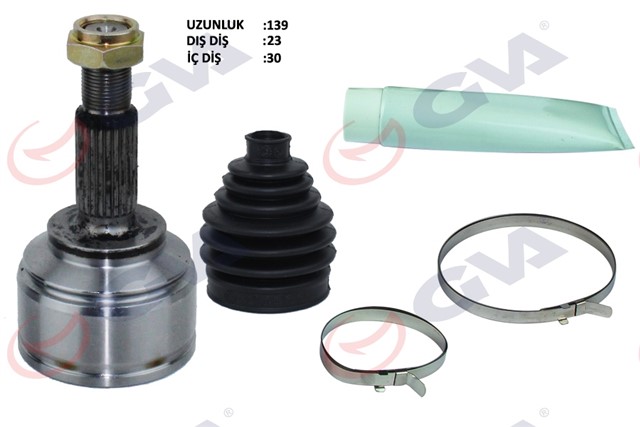 AKS KAFASI DIS ON CLIO IV 0.9TCE / 1.5 DCI MANUEL 12 - 23X30X49 139.50MM