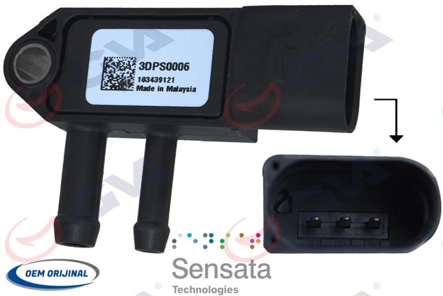 EGZOZ BASINC SENSORU 3 FIS CRAFTER - T5 - GOLF - PASSAT AXD - BJK - BJM - CAY - BXE 04 - 