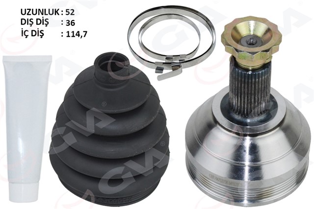 AKS KAFASI DIS POLO - IBIZA - FABIA - A1 1.0 TSI 17 - CHZL - DKLA - CHZC - DKJA - DKRF 1.0 TSI