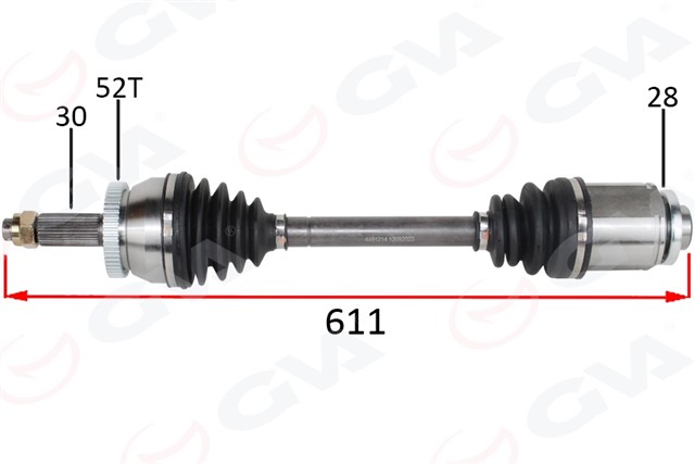 KOMPLE AKS ON SAG ABSLI HYUNDAI SANTA FE CM 2.2 CRDI A - T 06 - 12