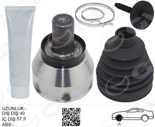 AKS KAFASI DIS ON SAG - SOL S60 II 10 V70 III 07 - 16 GALAXY 2.0 TDCI 06 - 15 MONDEO IV 2.0 TDCI 07 - 14