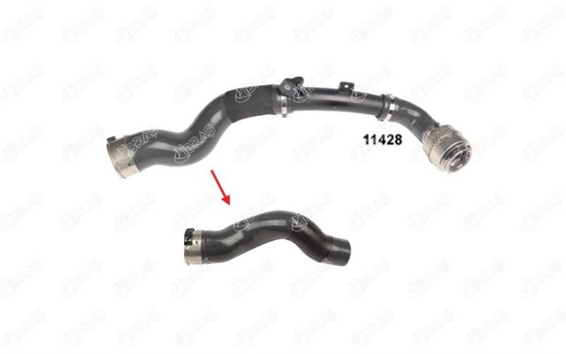 TURBO HORTUMU PLASTIK BORU HARIC OK ILE GOSTERILEN BUYUK HORTUM NISSAN X - TRAIL III T32 T32R T32RR 1.3 DIG - T HR13DDT 21